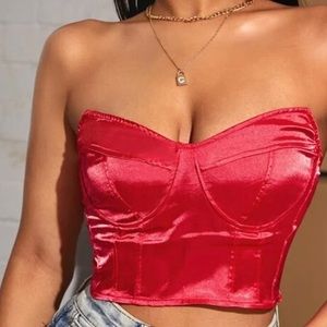 Red Corset Top